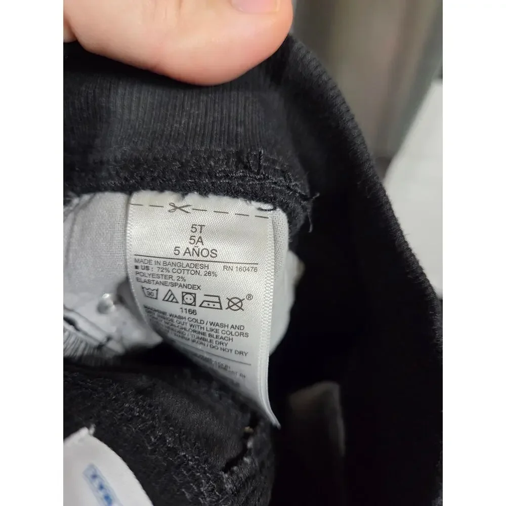 5/$20 Black Karate Skinny Flex Max Jeans - Old Navy - 5T